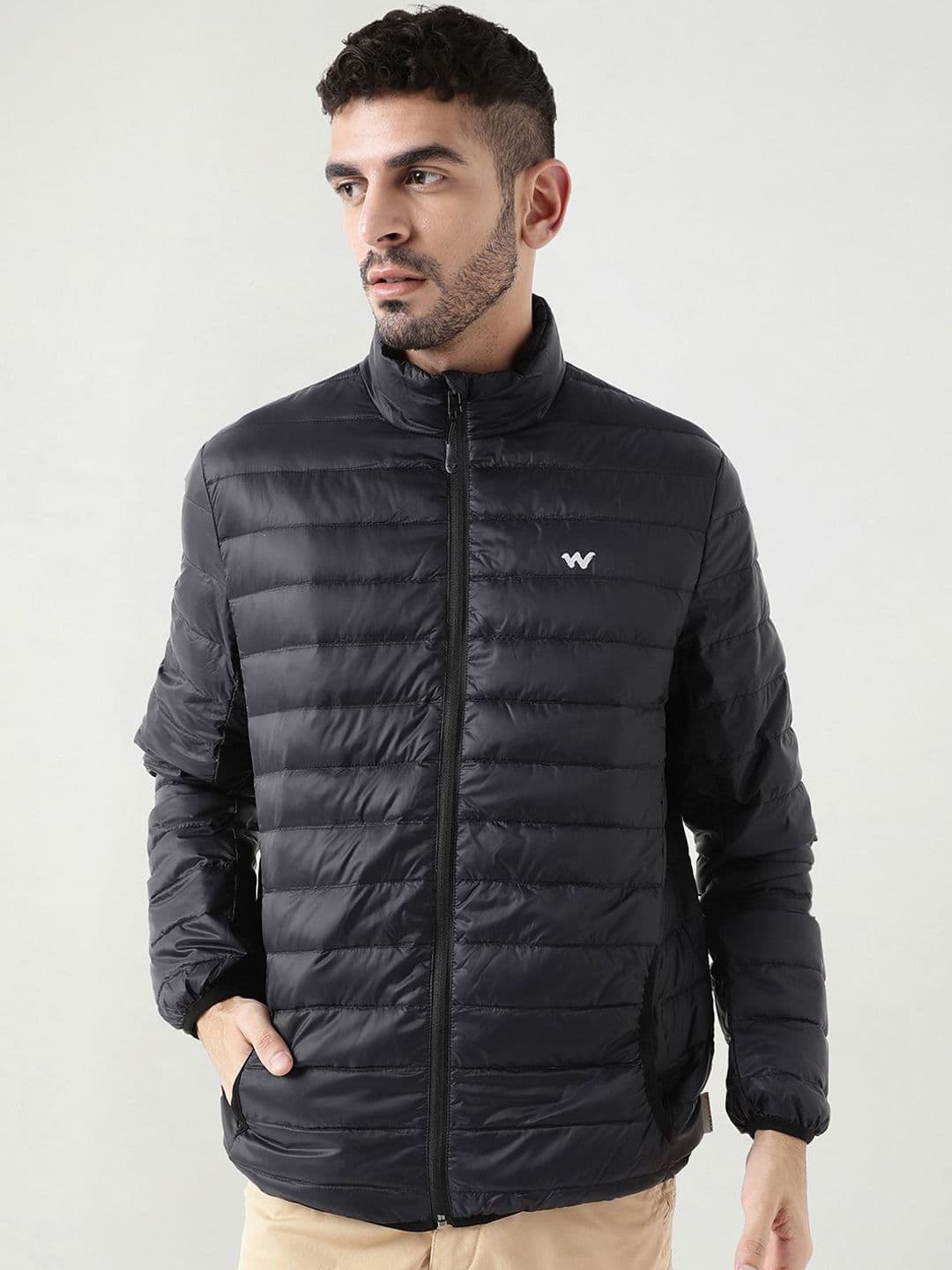 Wildcraft Men Mock Collar Solid Casual Puffer Lightweight Jacket - view 1