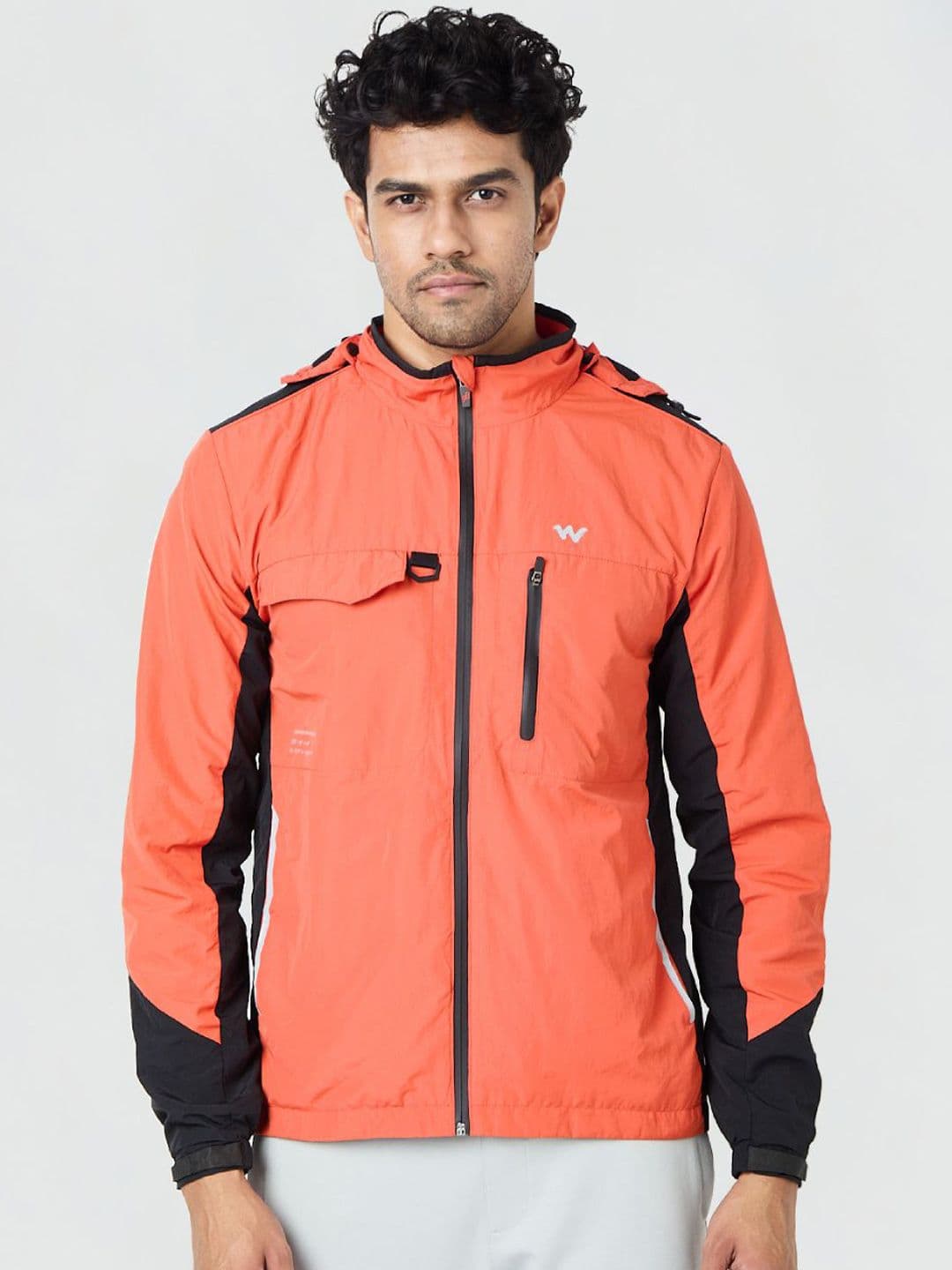 Wildcraft Men Hooded Colourblocked Casual Bomber Lightweight Jacket - view 1