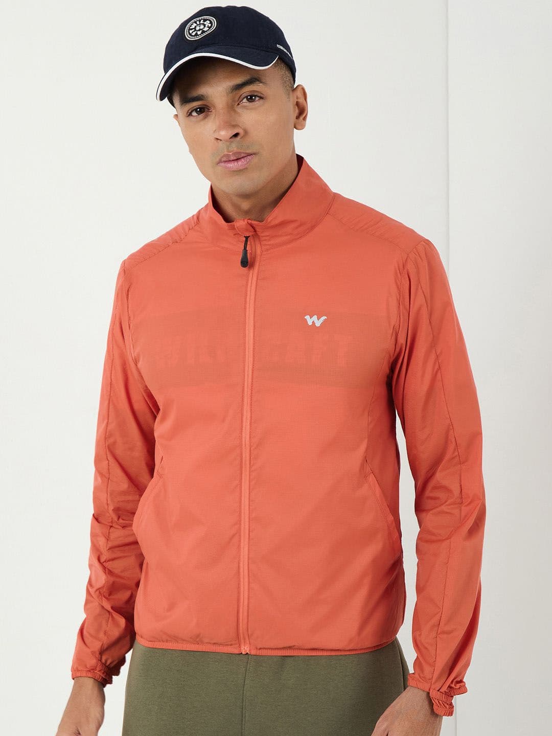 Wildcraft Men Mock Collar Solid Casual Bomber Lightweight Jacket - view 1