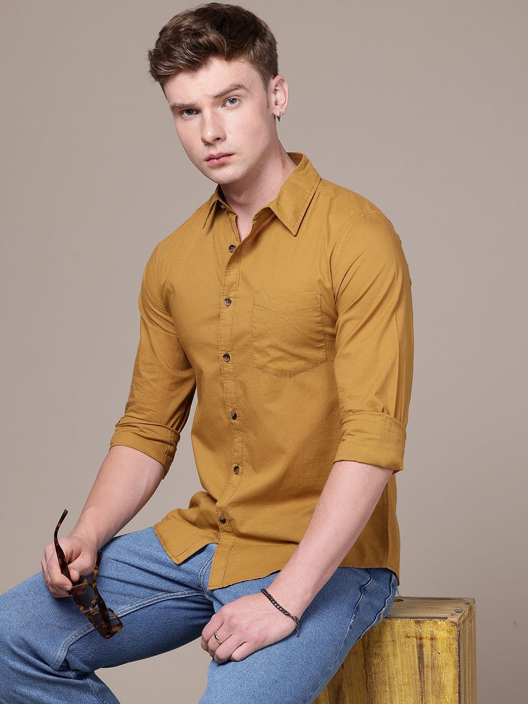 The Roadster Life Co. Pure Cotton Casual Shirt - view 1
