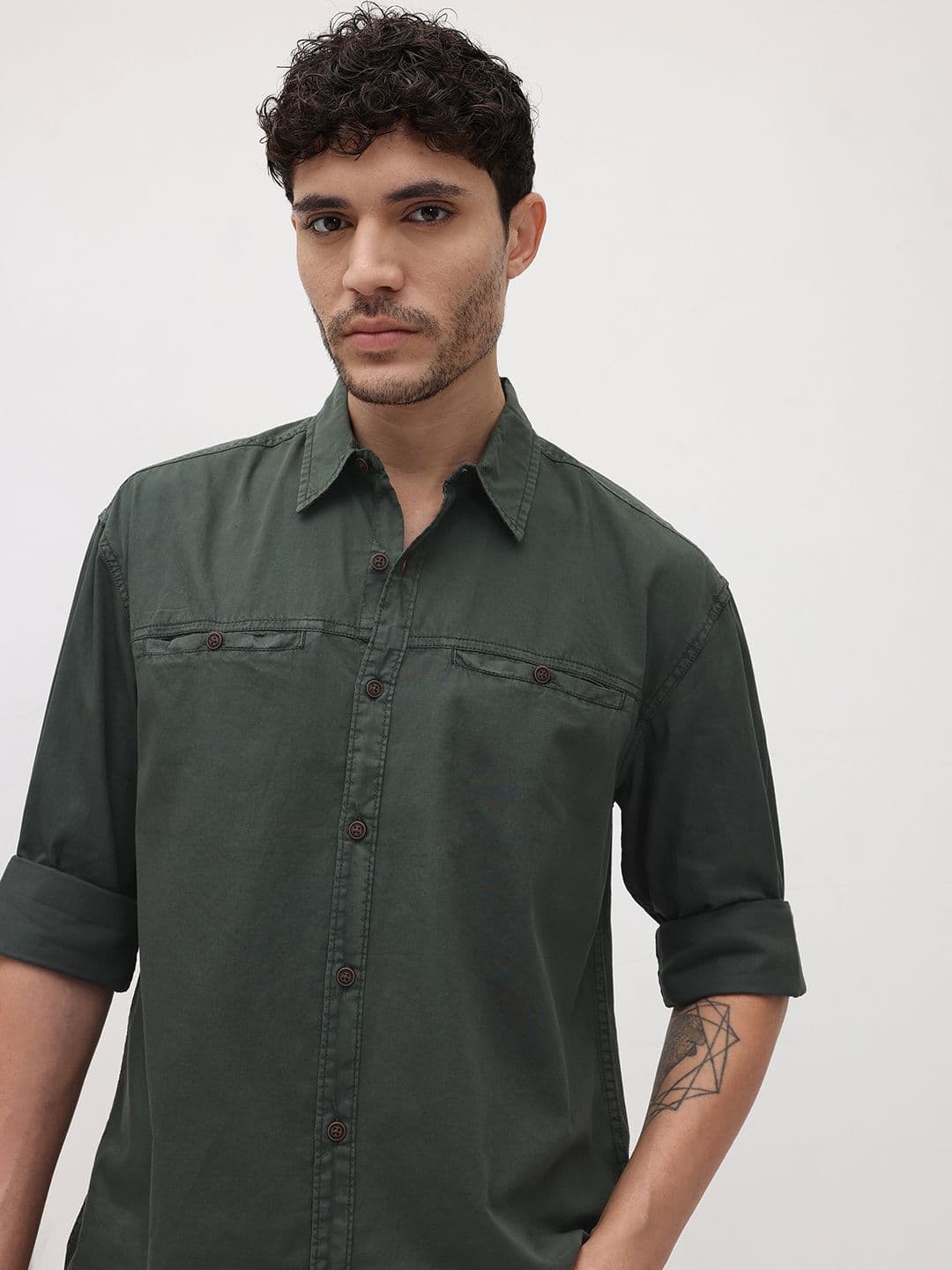 The Roadster Life Co. Pure Cotton Relaxed Fit Casual Shirt - view 1