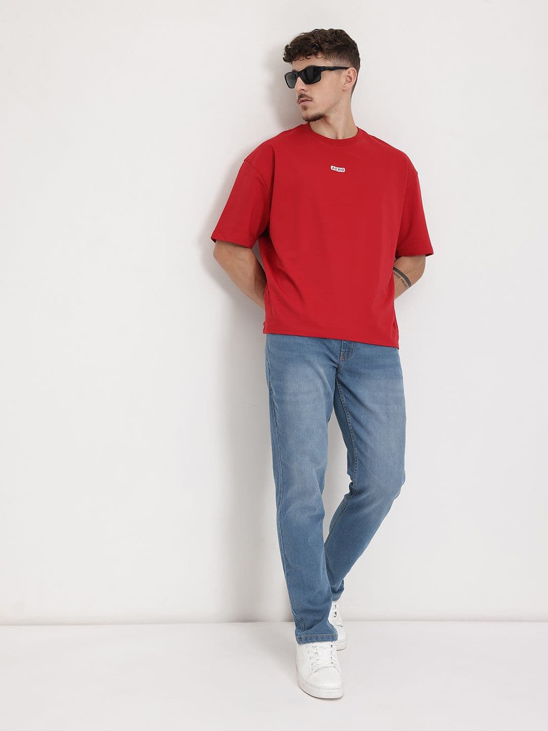 The Roadster Life Co. Men Slim Fit Mid-Rise Light Fade Stretchable Jeans - view 1