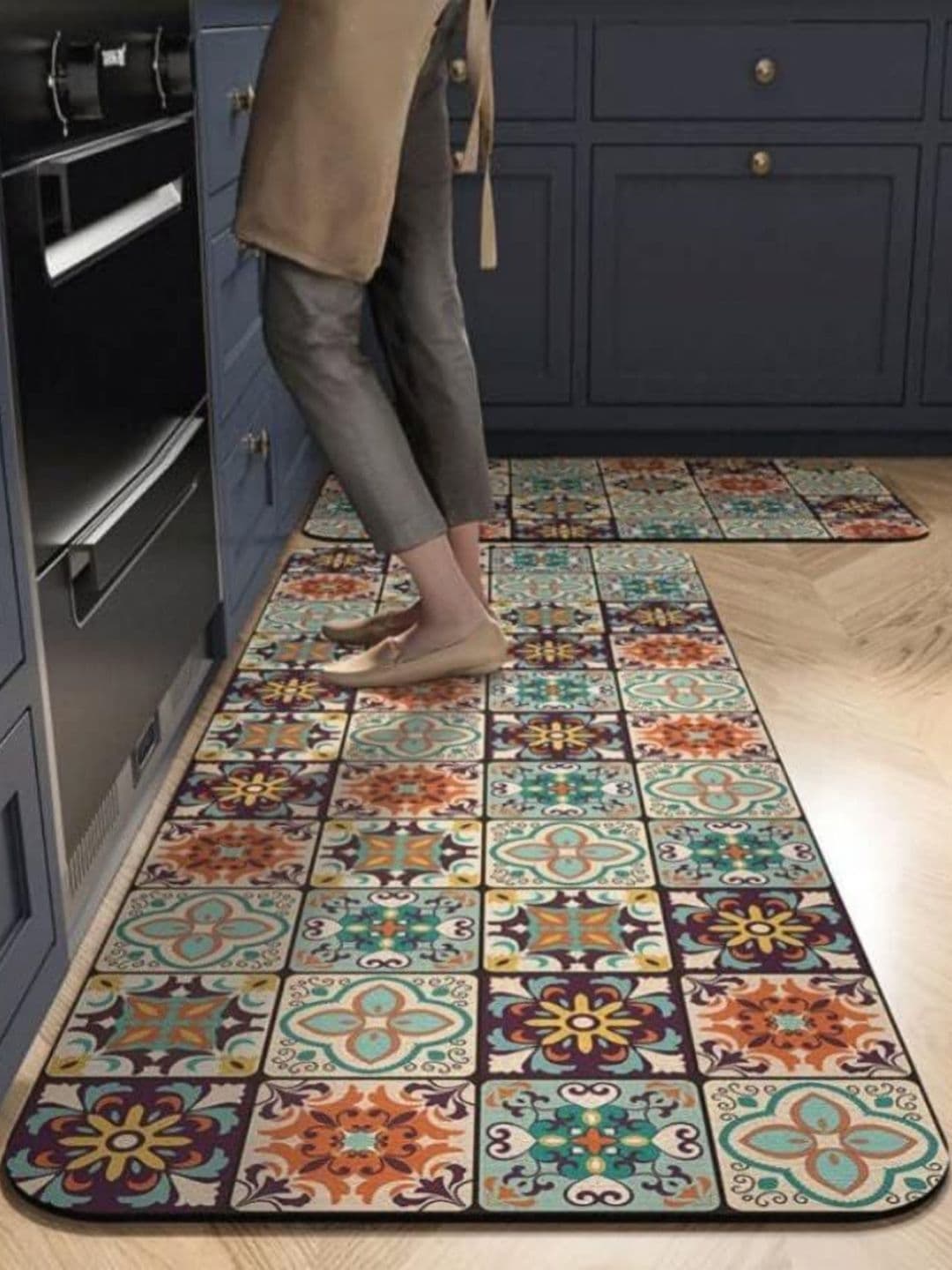 Deoxys Set Of 2 110GSM Kitchen Rugs Set - view 1