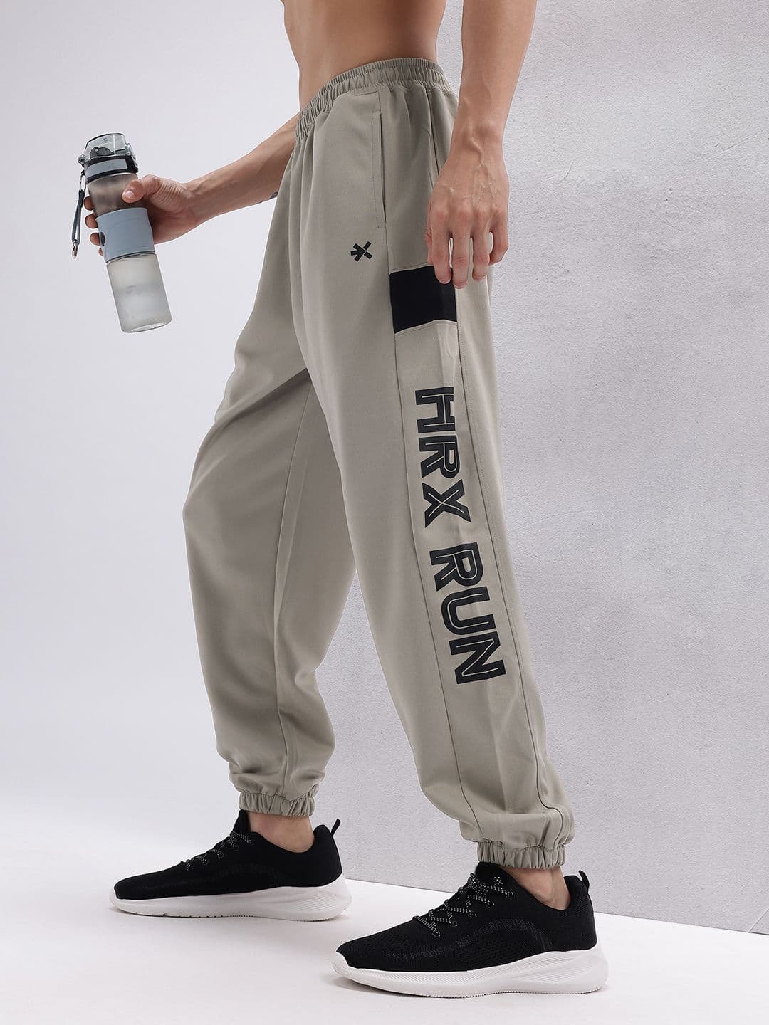 HRX by Hrithik Roshan Men Printed Rapid-Dry Running Joggers - view 1