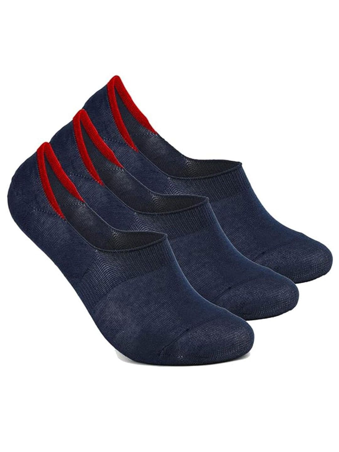 Xjarvis Unisex Pack Of 3 Odour Free Breathable Low Cut No Show Loafer Shoe Liner Socks - view 1