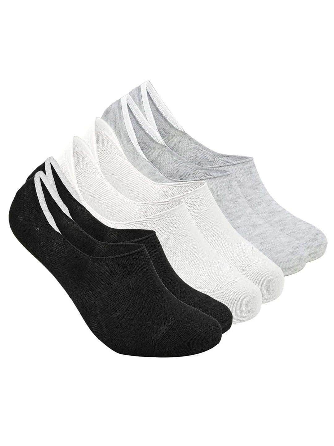 Xjarvis Unisex Pack of 3 Breathable Shoe Liner Socks - view 1