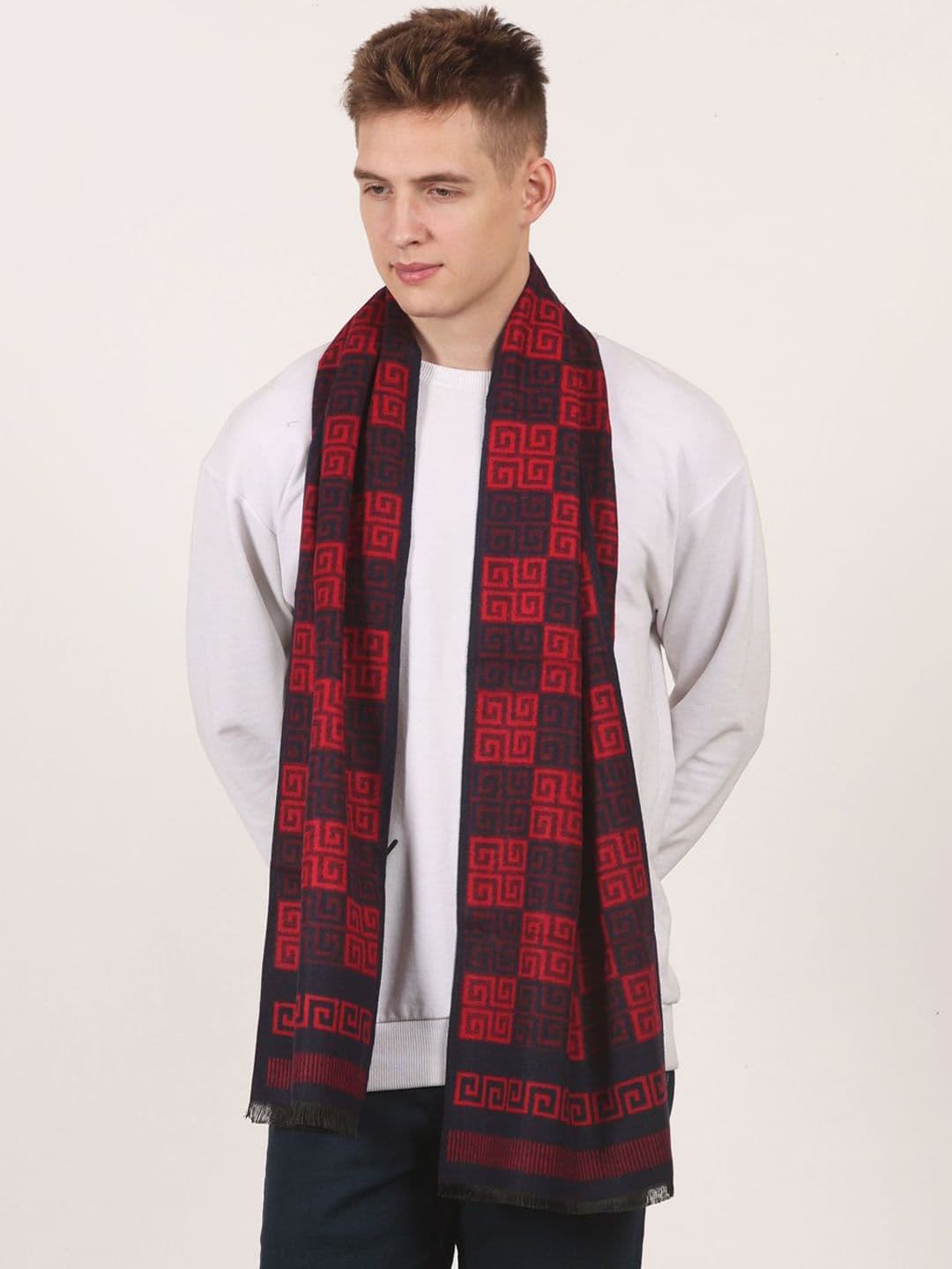 Cazzano Men Patterned Acrylic Mufflers - view 1