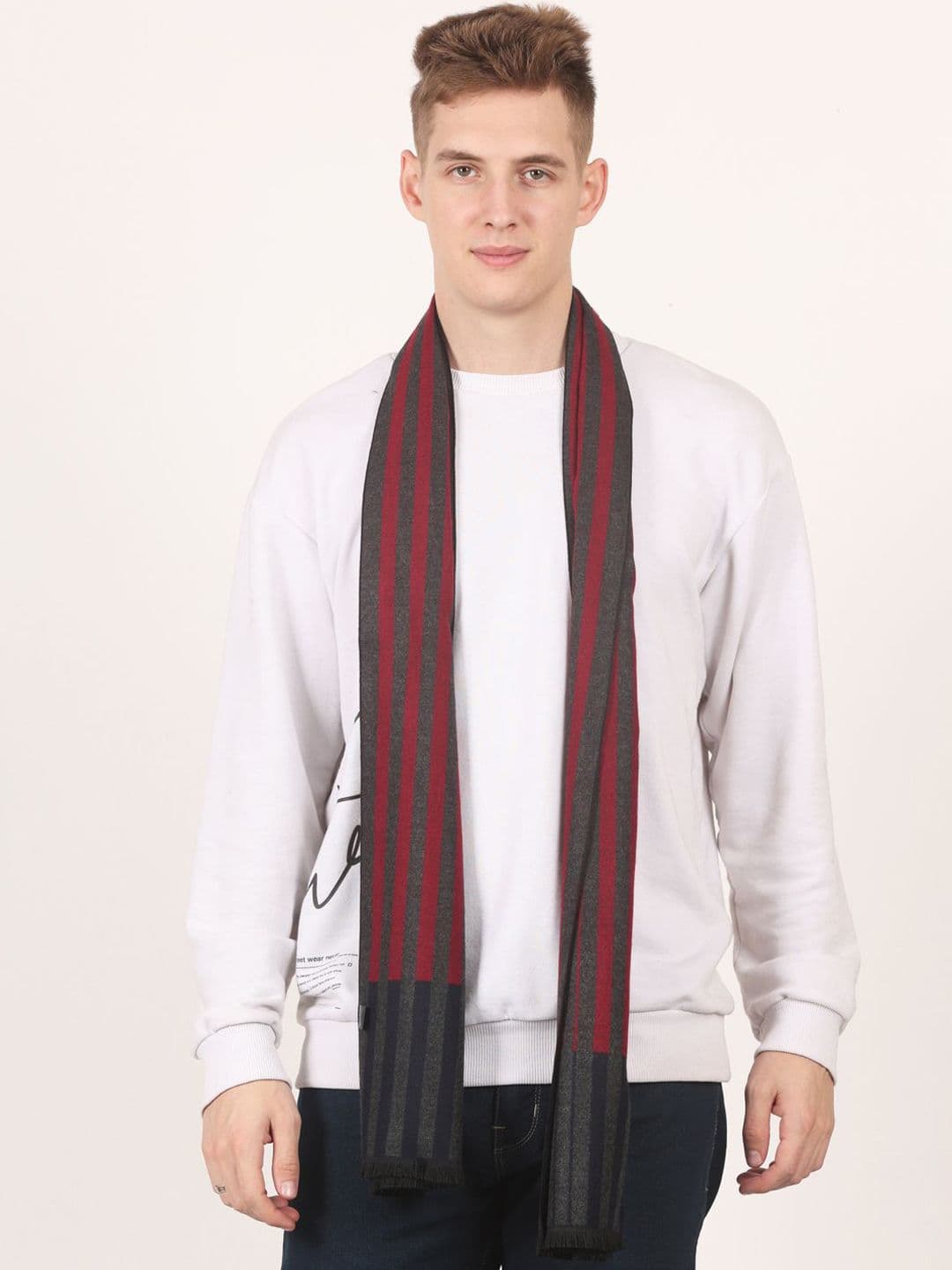Cazzano Men Patterned Acrylic Mufflers - view 1