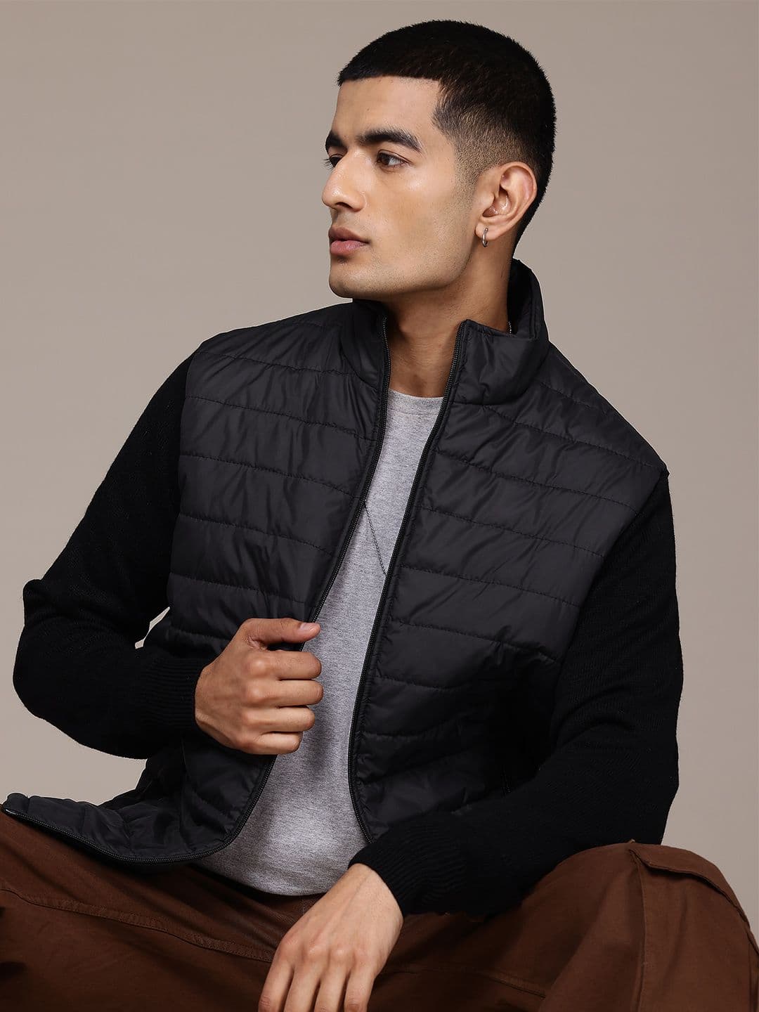 The Roadster Lifestyle Co. Men Lightweight Padded Jacket - view 1