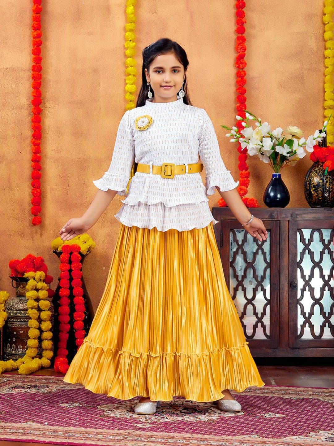 Aarika Girls Ready to Wear Lehenga & - view 1