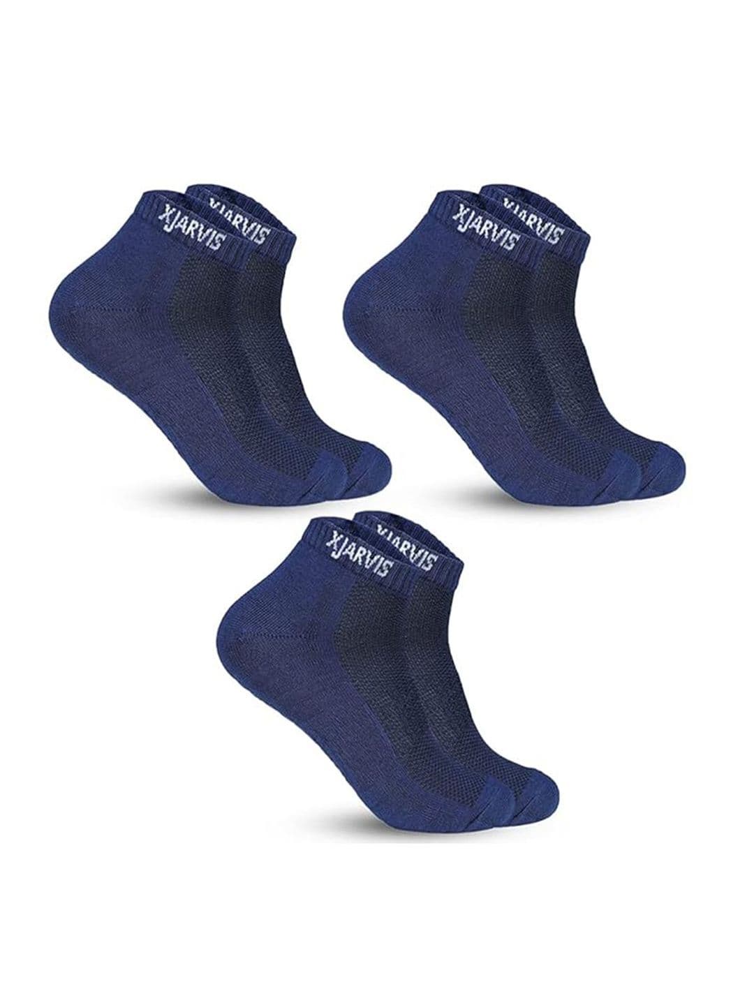 Xjarvis Unisex Pack Of 3 Ankle-Length Socks - view 1