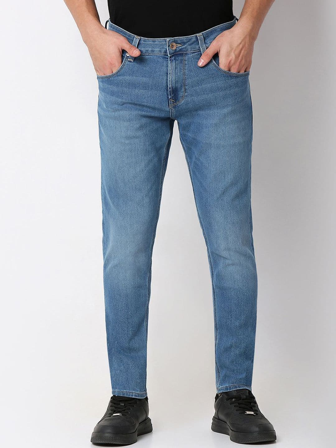 SPYKAR Men Kano Fit Slim Fit Light Fade Stretchable Jeans - view 1