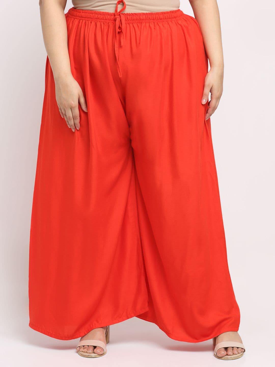 STYLE PREZONE Women Wide Leg Ethnic Plus Size Palazzos - view 1