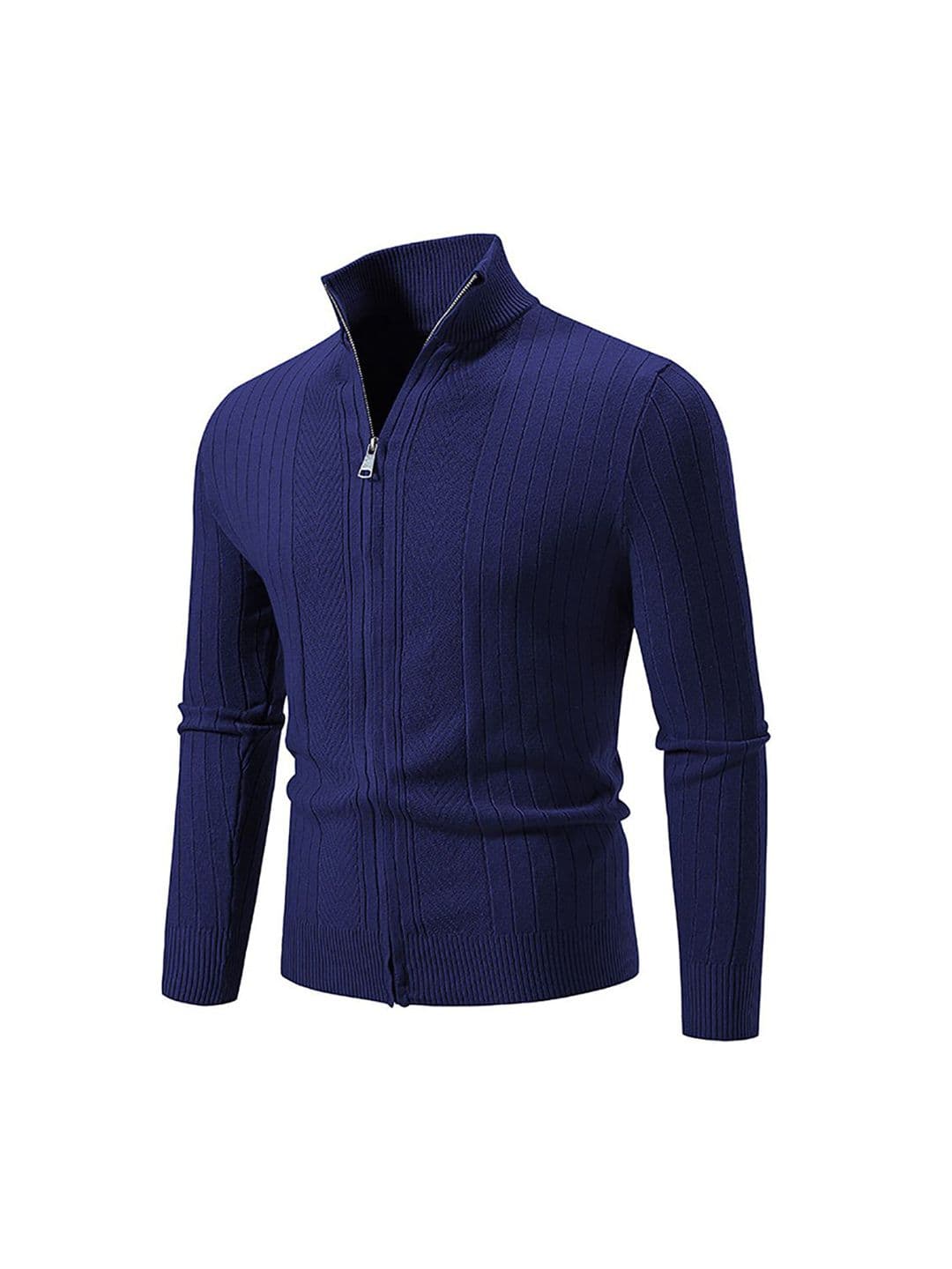 StyleCast x Revolte StyleCast Men Navy Blue Striped Casual Windcheater Jacket - view 1