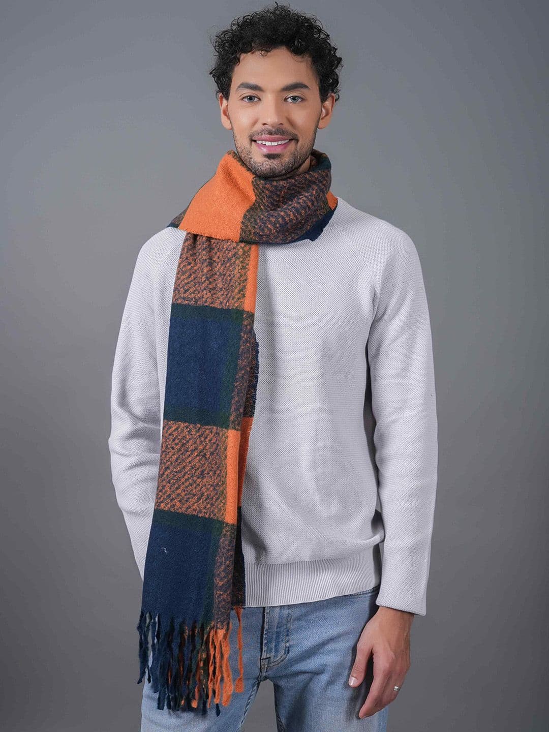 Tossido Unisex Checked Muffler - view 1