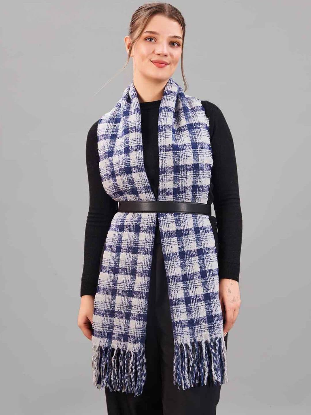 Tossido Unisex Checked Acrylic Mufflers - view 1