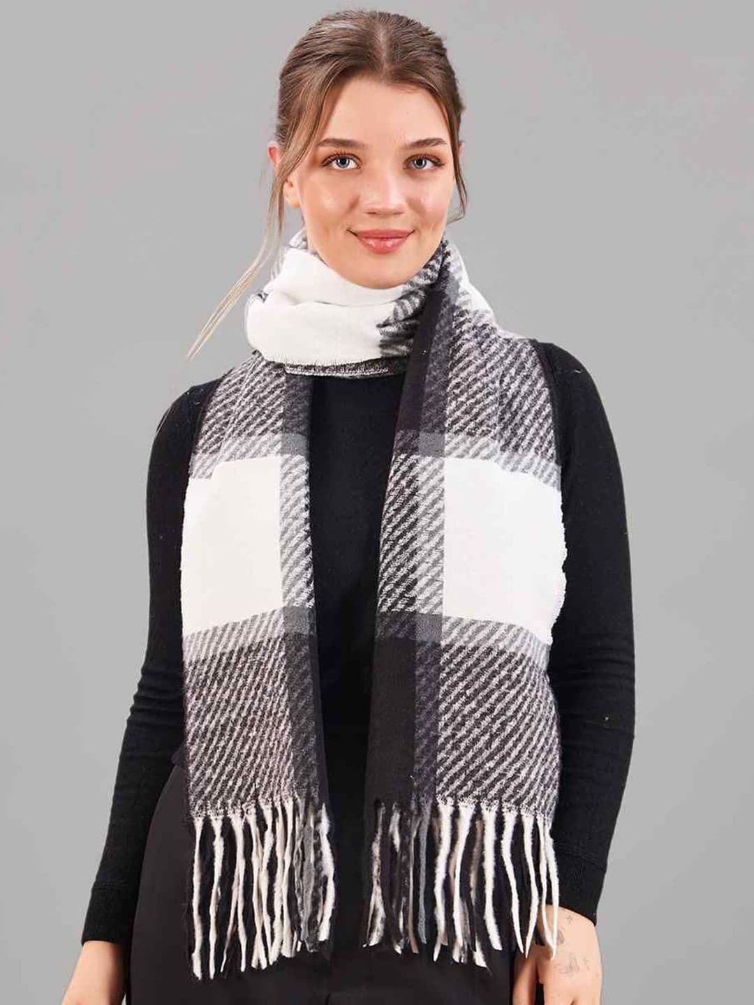 Tossido Unisex Checked Acrylic Mufflers - view 1