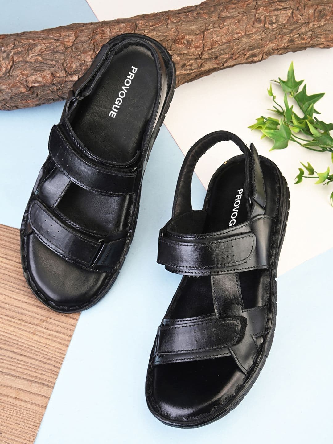 Provogue Men Leather Fashion Sandals - view 1