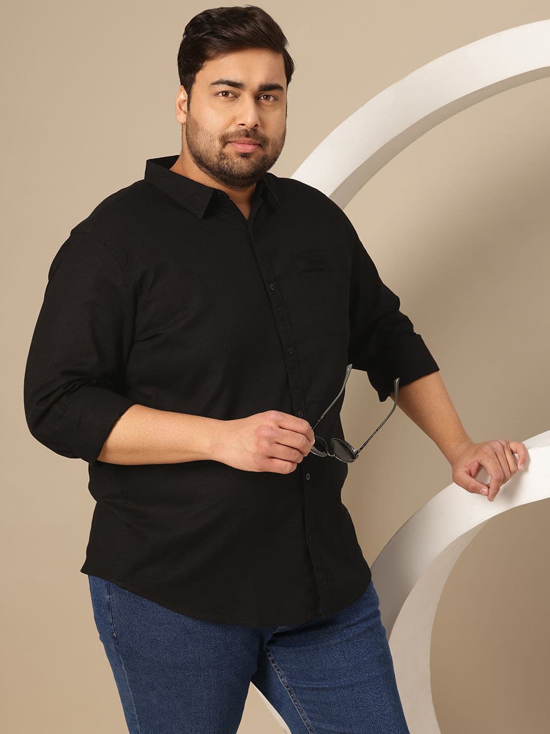 Sztori Men Plus Size Premium Casual Shirt - view 1