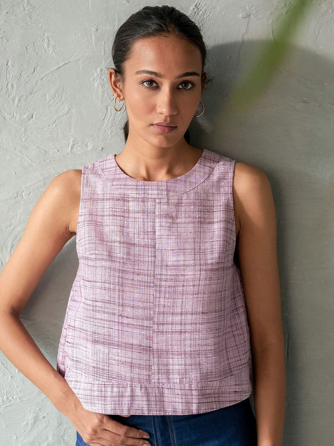 Canoopi Women Cotton A-Line Crop Top - view 1