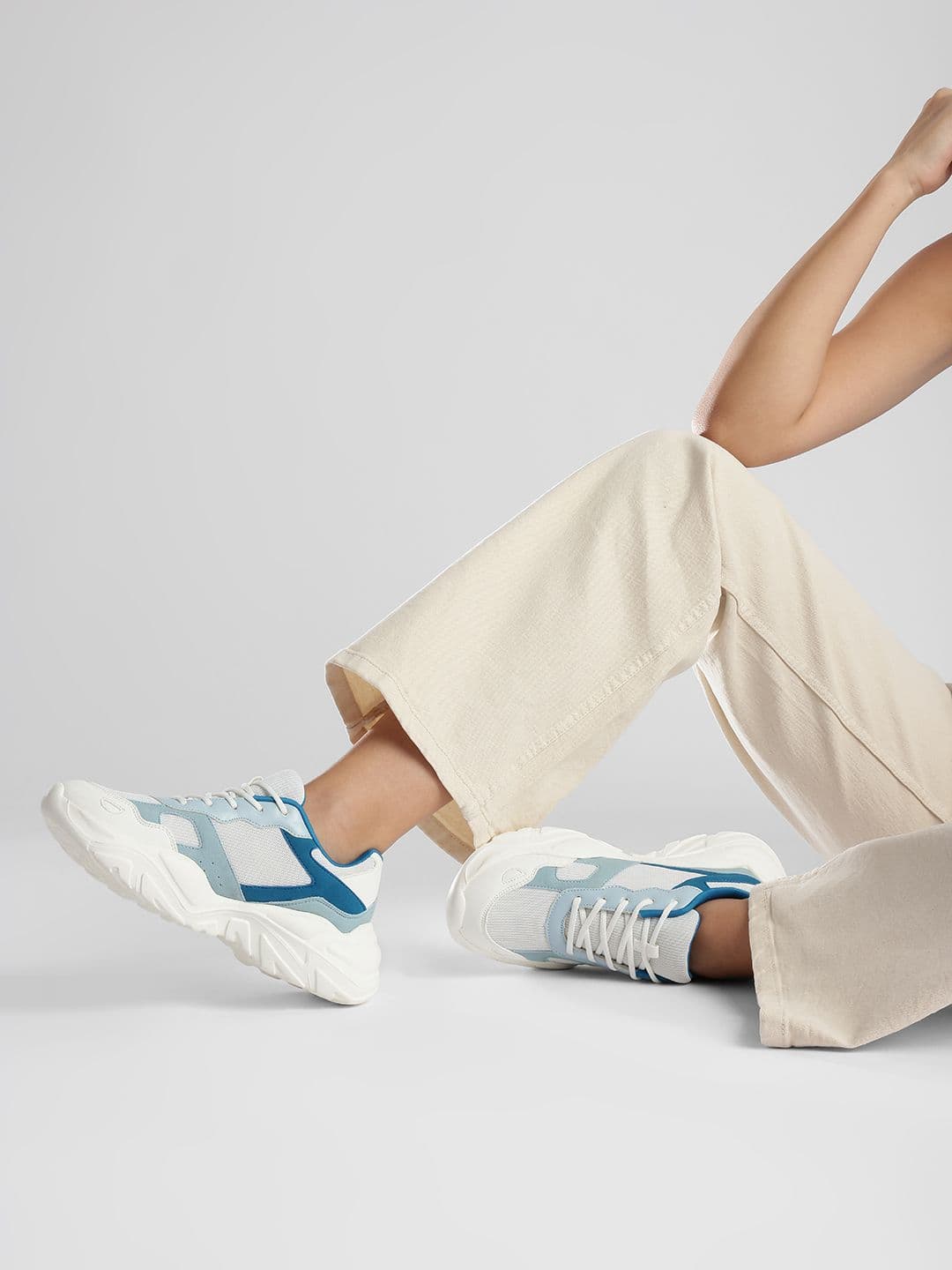 The Roadster Life Co. Women Striped Everyday Sneakers - view 1