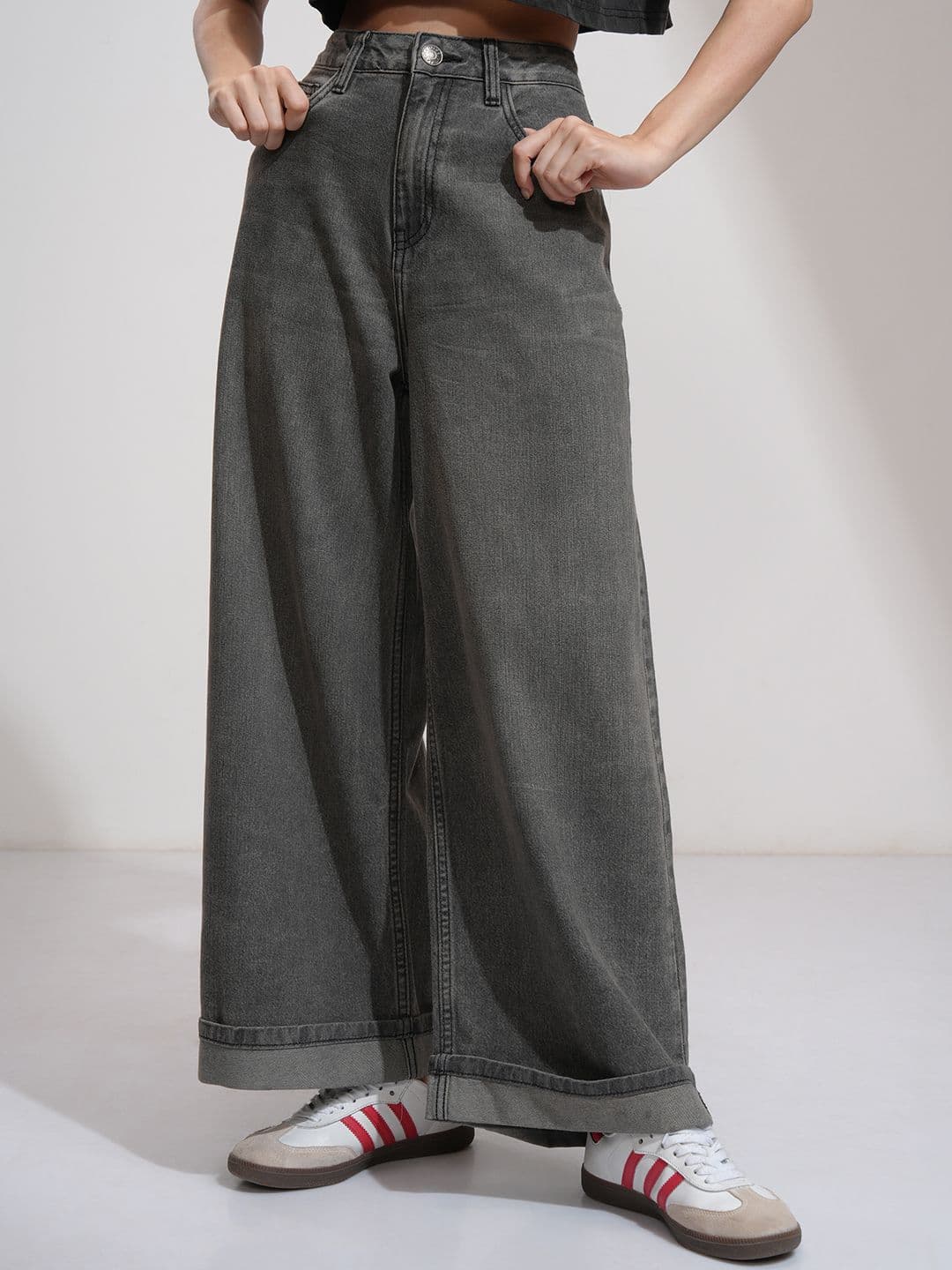 Tokyo Talkies Women High Rise Baggy Baggy Jeans - view 1