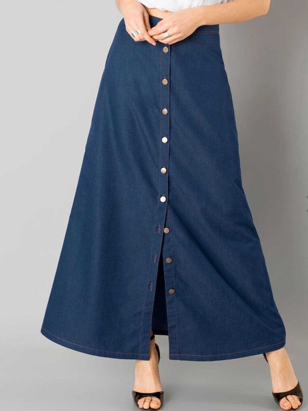 Tripursundari Fashion A-Line Maxi Skirt - view 1