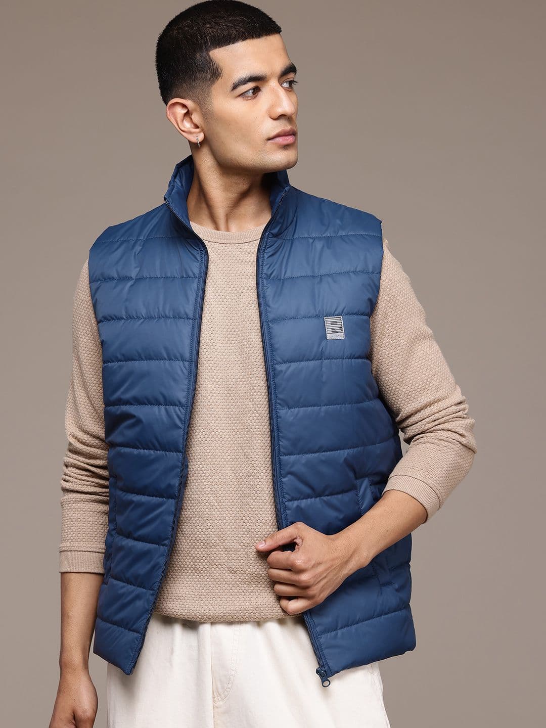 The Roadster Lifestyle Co. Lightweight Oversized Pockets Gilet Jacket - view 1