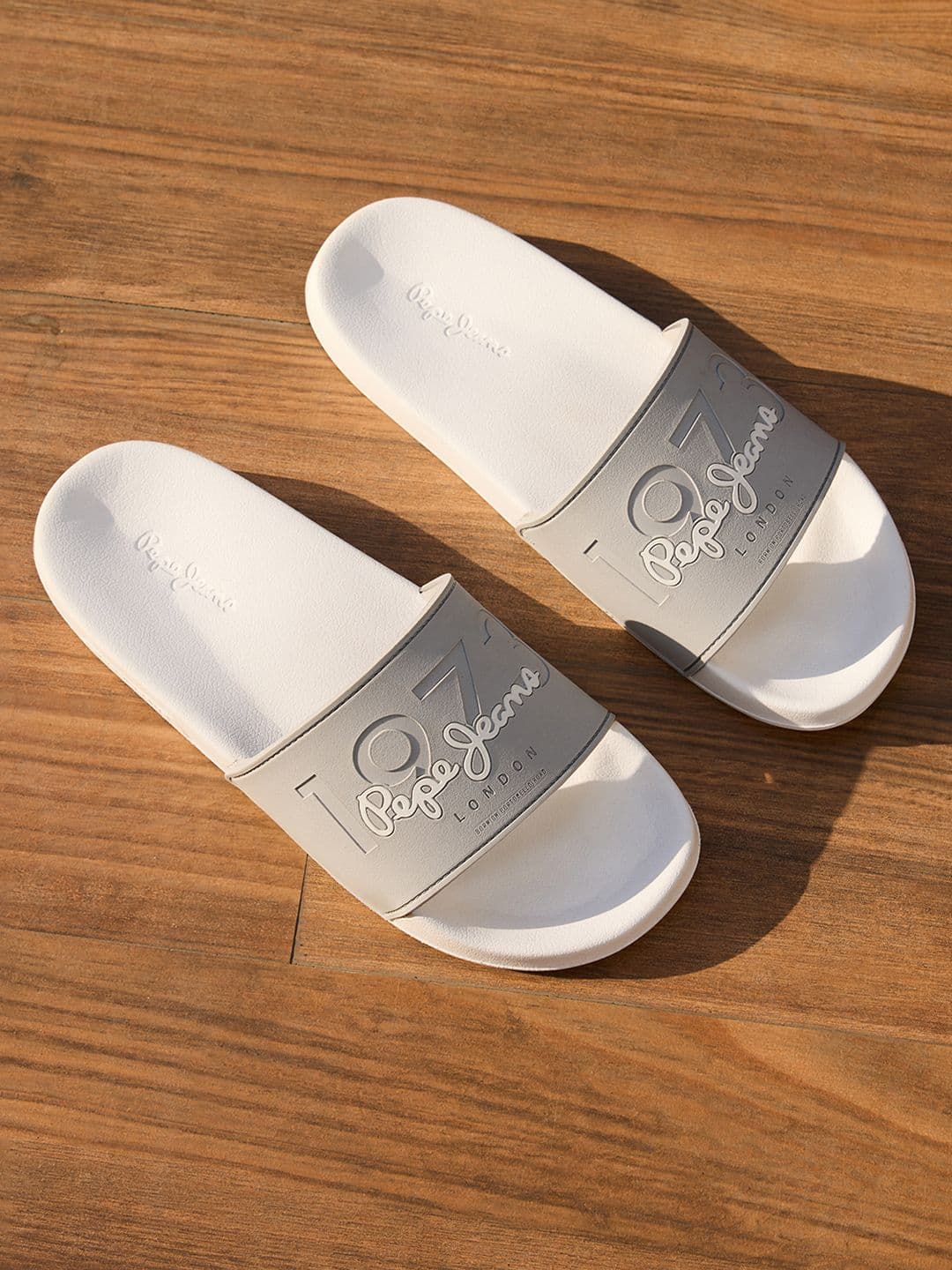 Pepe Jeans Men Printed Sliders - view 1