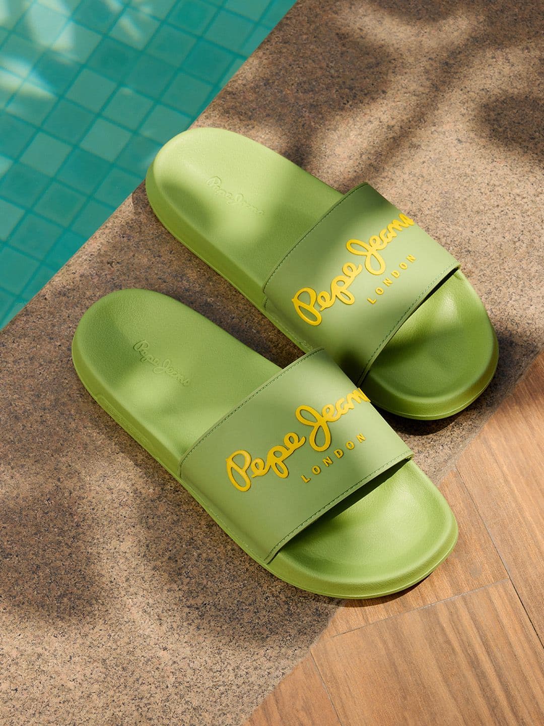 Pepe Jeans Men Printed Sliders - view 1