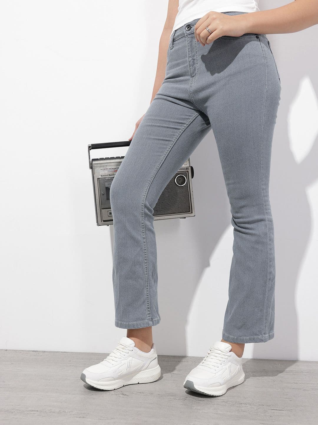 The Roadster Life Co. Women Bootcut High-Rise Light Fade Stretchable Jeans - view 1