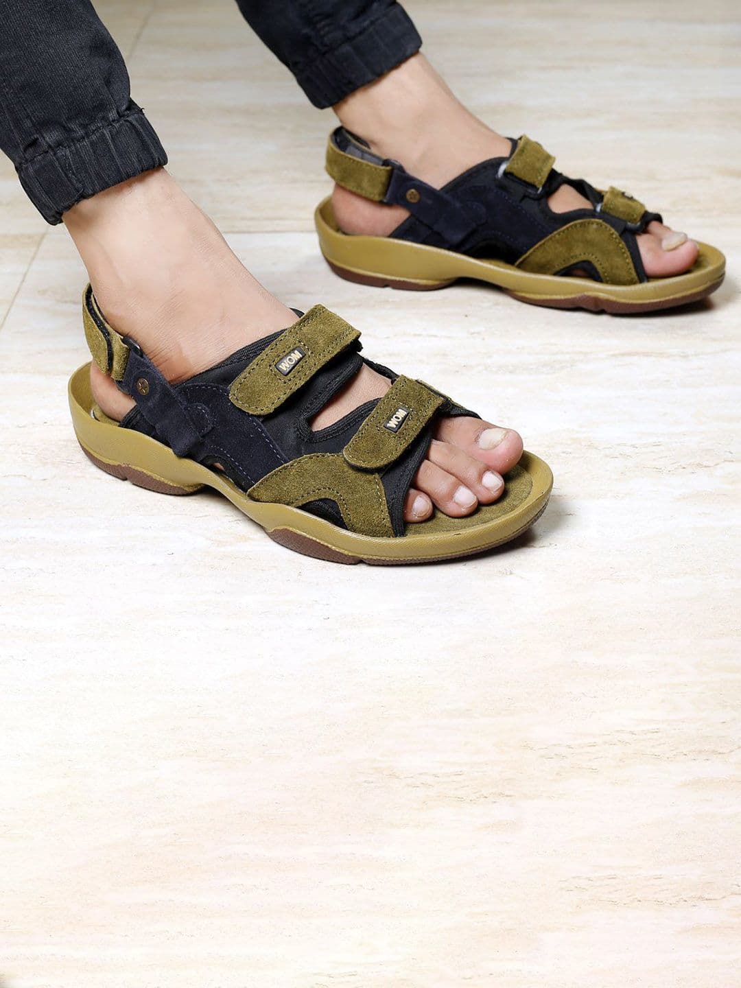 Woakers Men Leather Sports Sandal - view 1