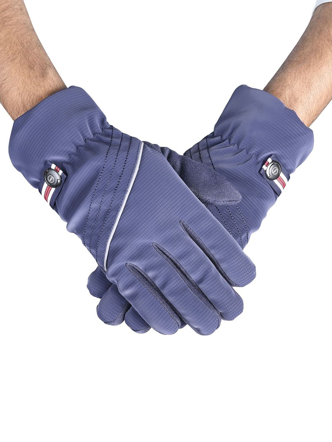 Calvadoss Men Patterned Winter Gloves - view 1