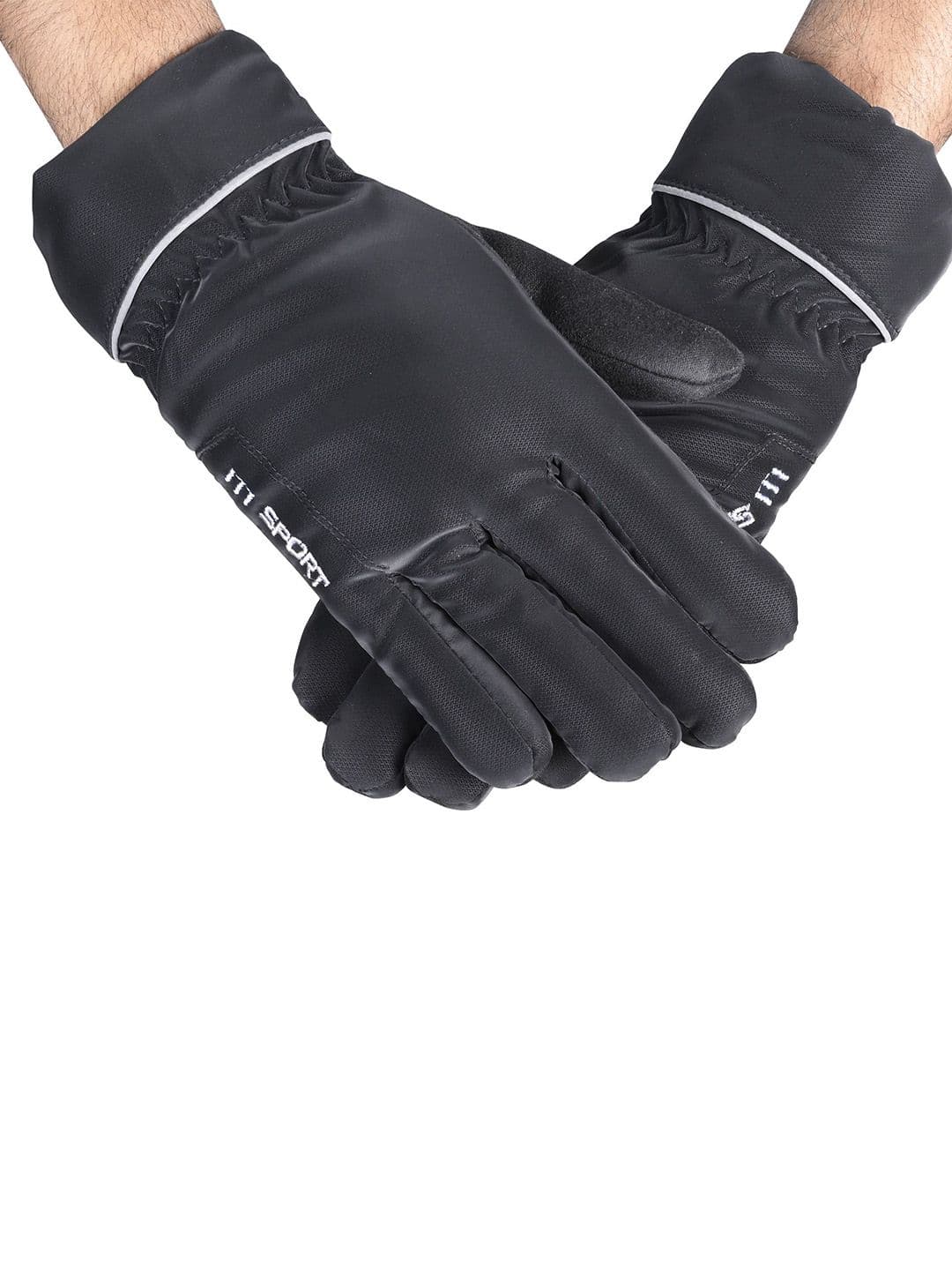 Calvadoss Men Patterned Winter Gloves - view 1