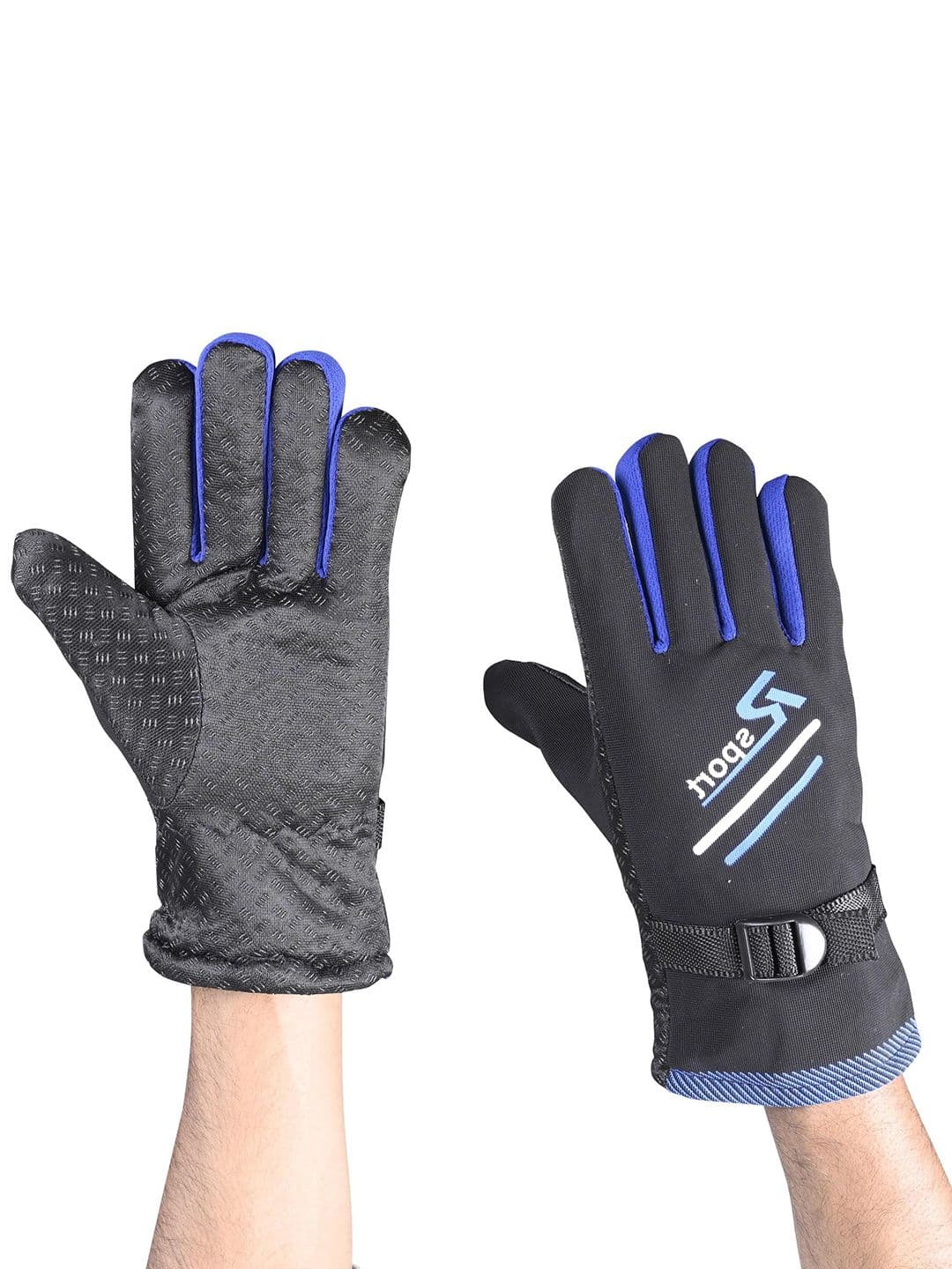 Calvadoss Men Patterned Winter Gloves - view 1