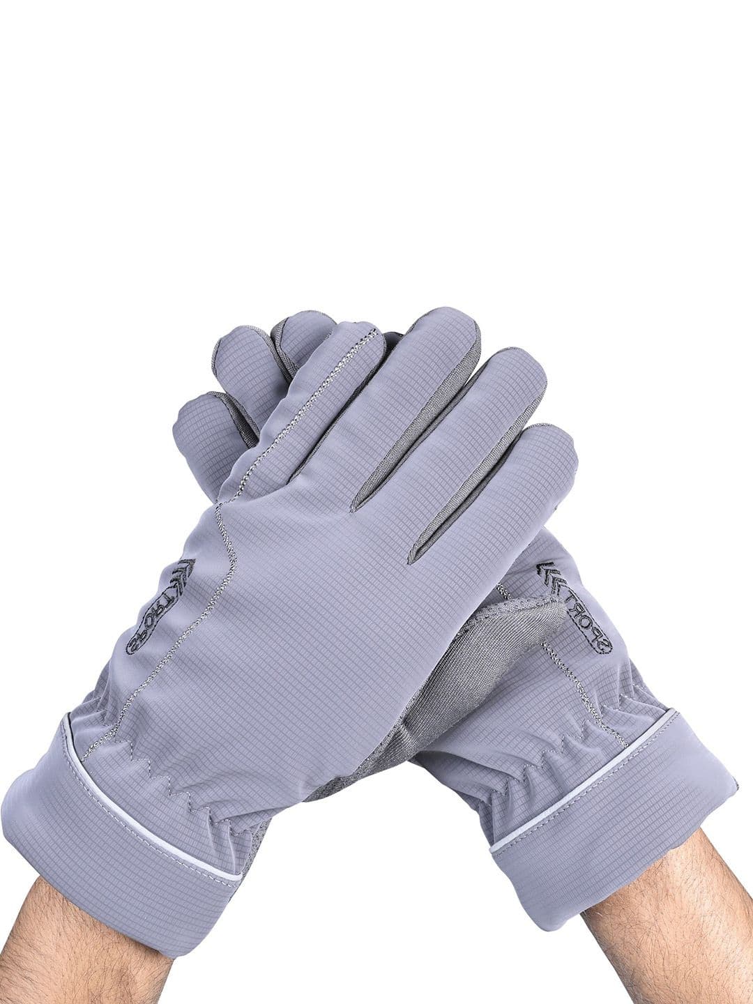 Calvadoss Men Patterned Winter Gloves - view 1