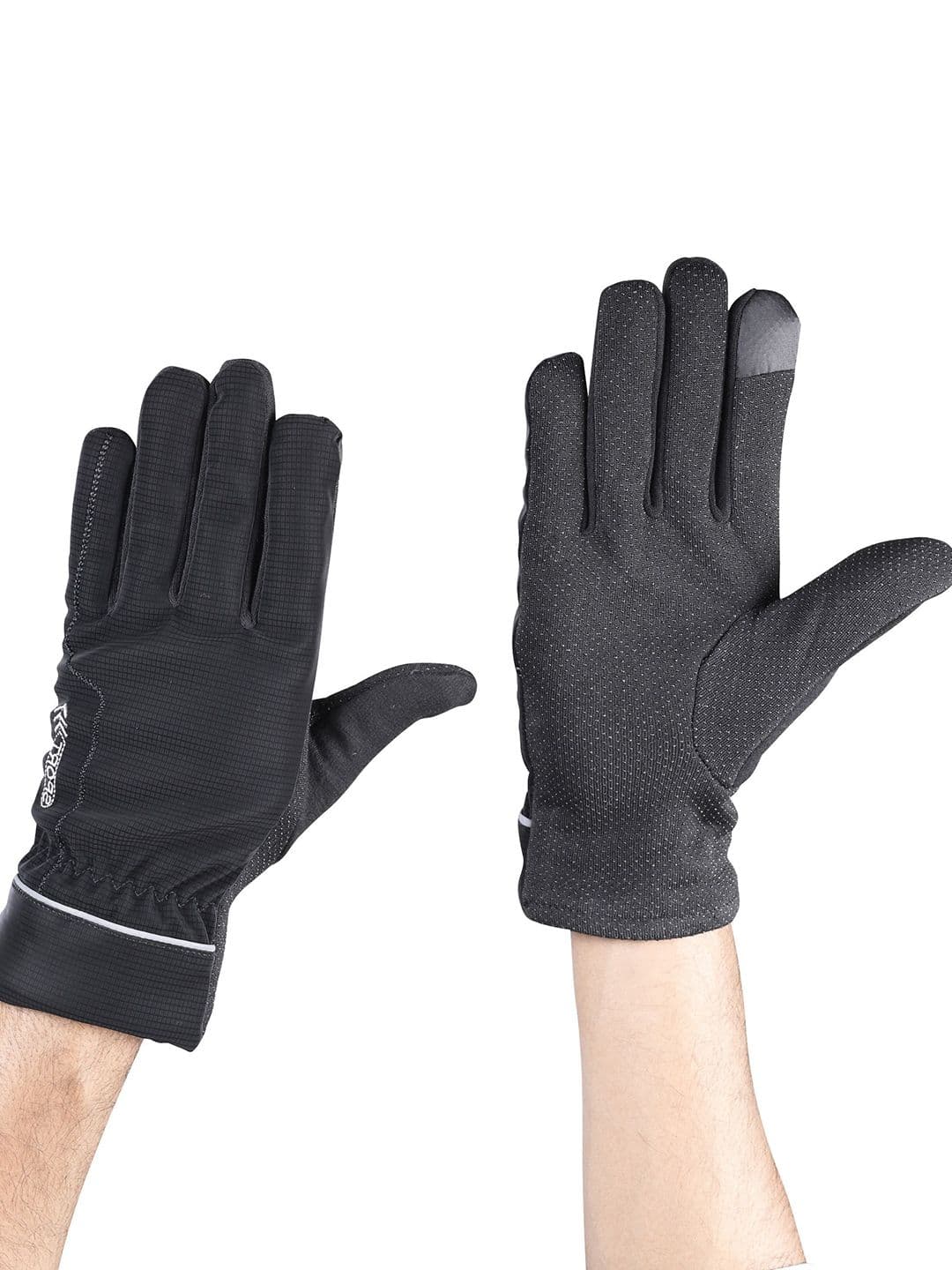 Calvadoss Men Patterned Winter Gloves - view 1