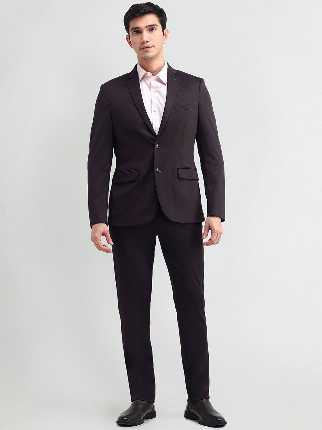 Arrow Men Solid Long Sleeves Suits - view 1