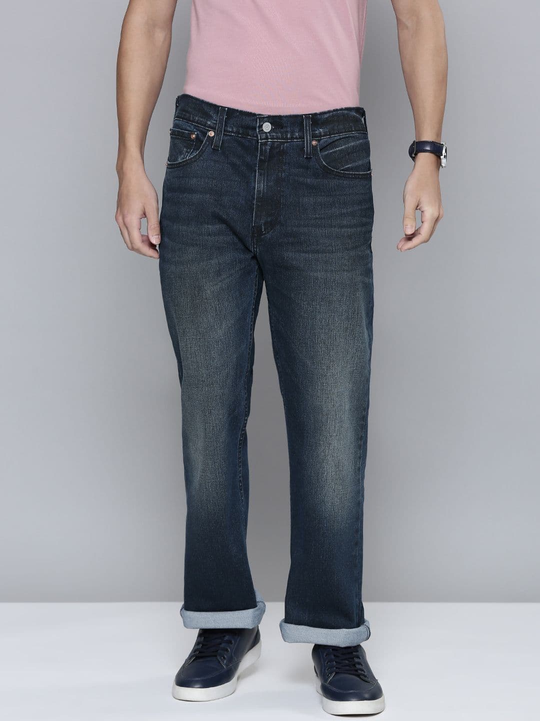 Levis Men 527 Slim Bootcut Fit Light Fade Stretchable Jeans - view 1