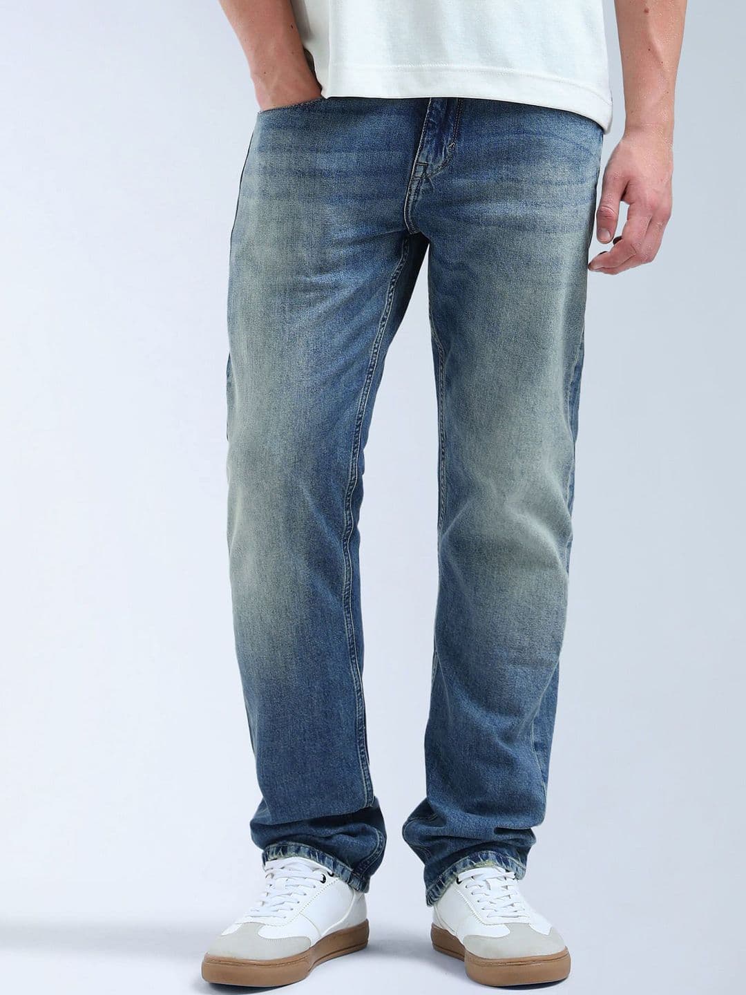 Flying Machine F-Jango Relaxed Straight Fit Jeans - view 1