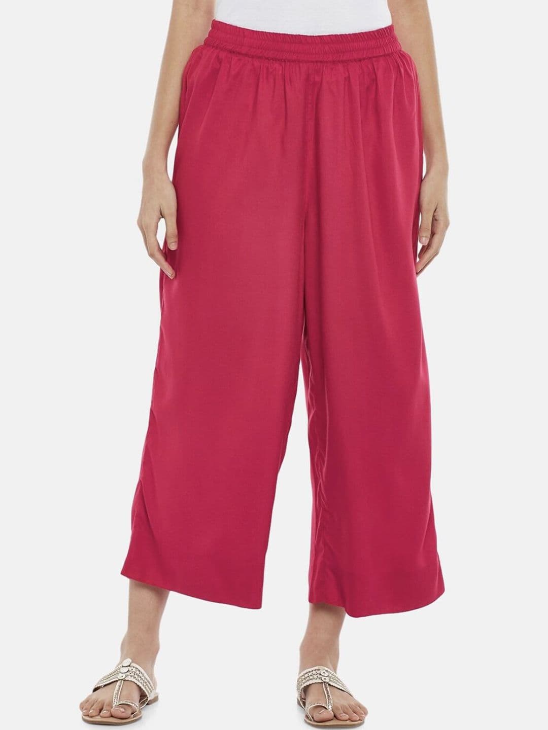 Moda Rapido Women Cropped Ethnic Palazzos - view 1