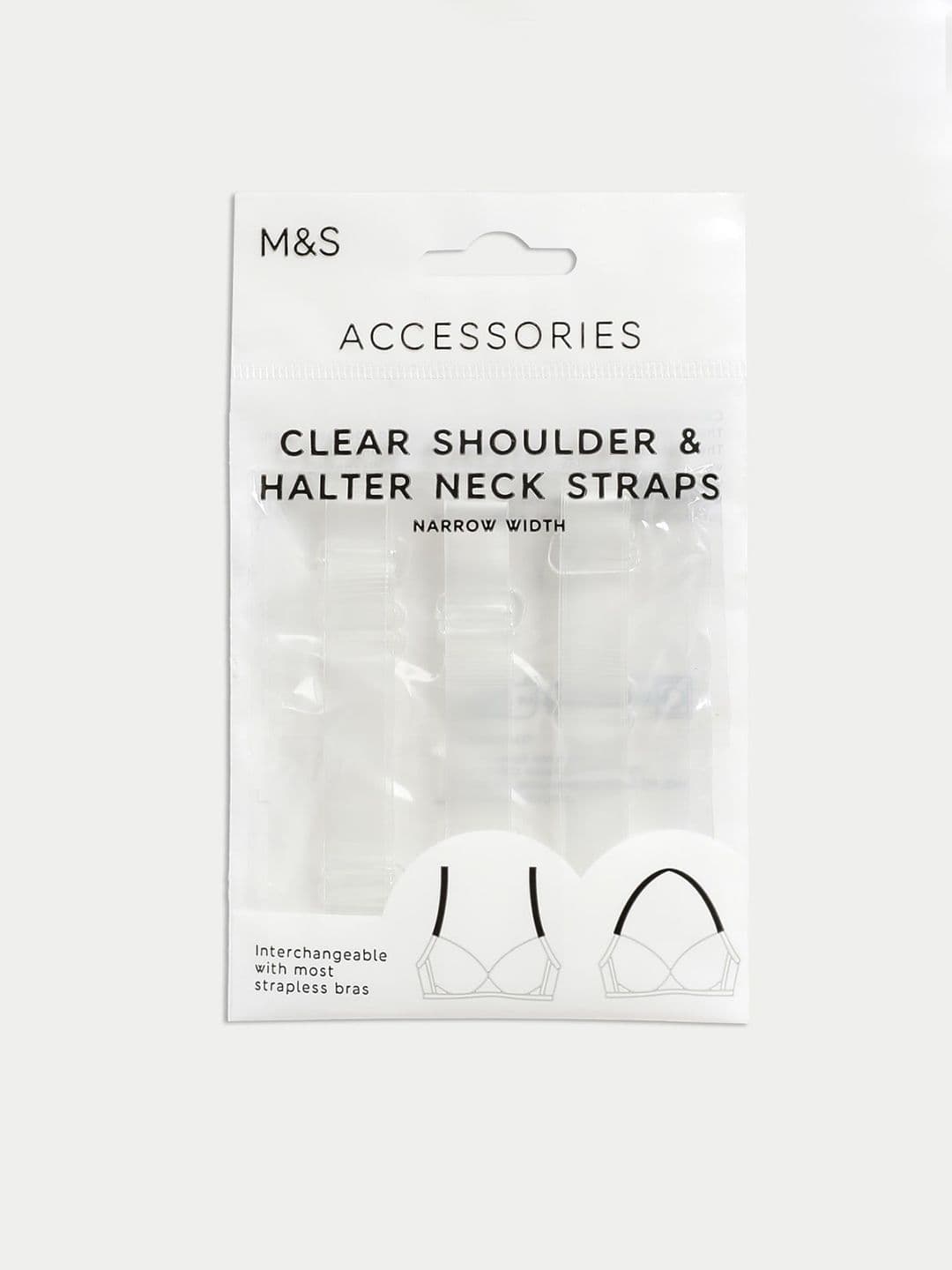 Marks & Spencer Clear Narrow Bra Straps - view 1