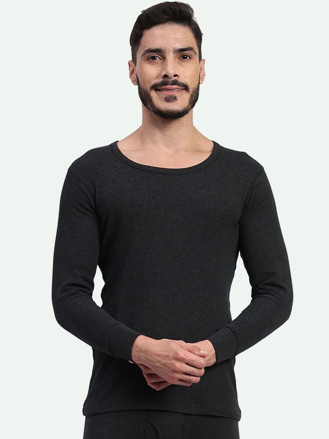 T.T. Cotton Rich With Elastomeric Finish Thermal Top - view 1