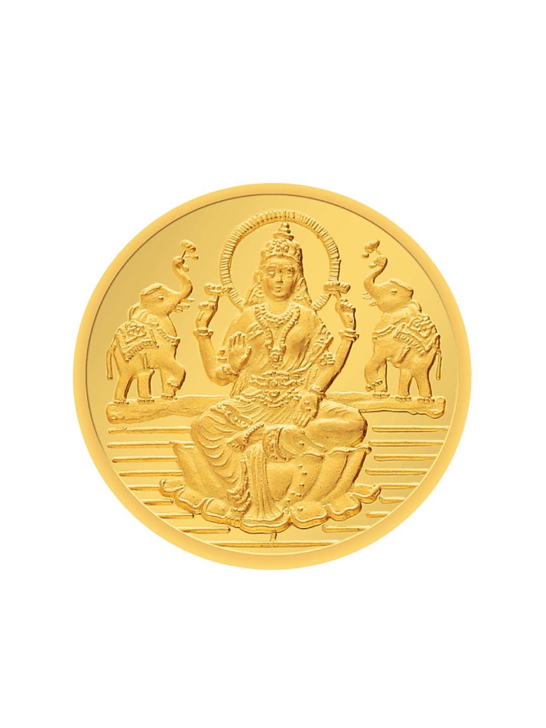 P N GADGIL JEWELLERS Goddess Lakshmi Shree 24KT (995) Gold Coin- 1 gm - view 1