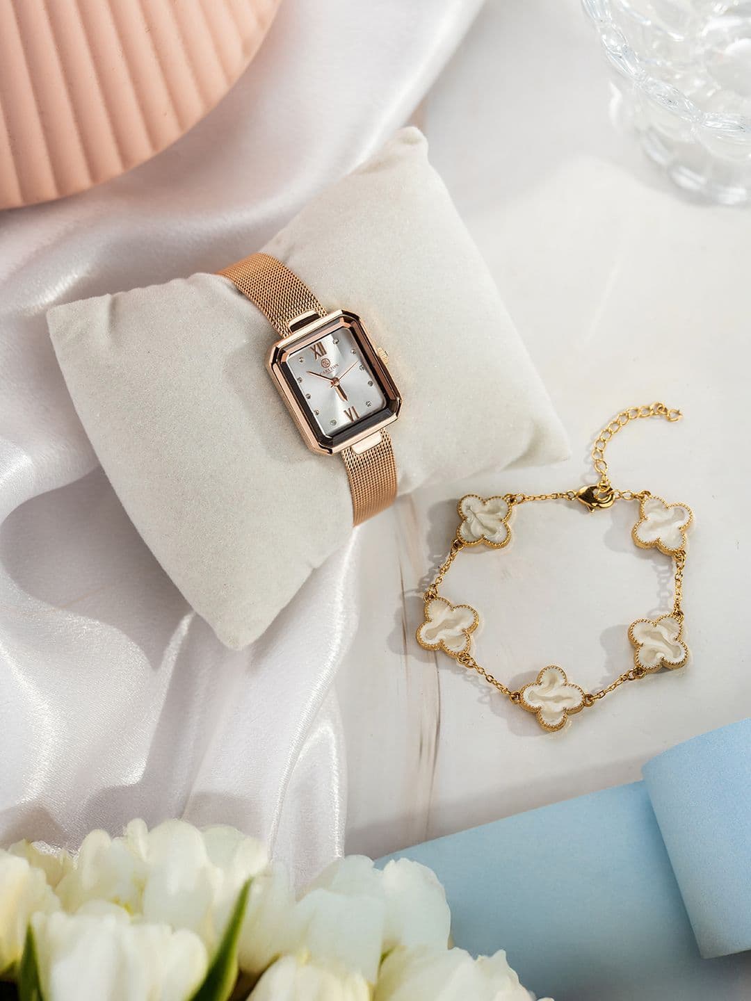 Carlton London Set of 2 Watch with Bracelet Gift Set - view 1