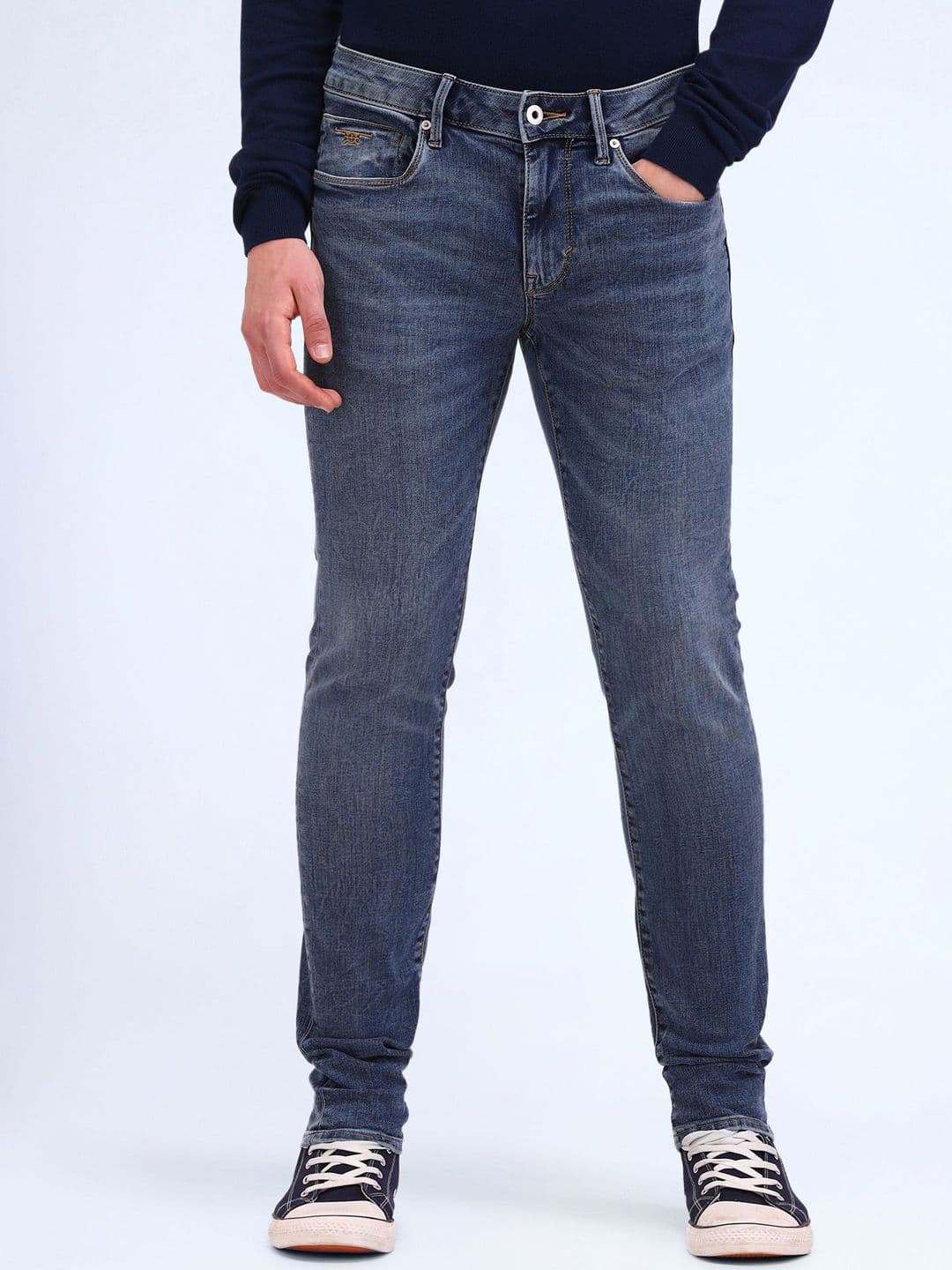 Flying Machine Men Skinny Fit Light Fade Jeans - view 1