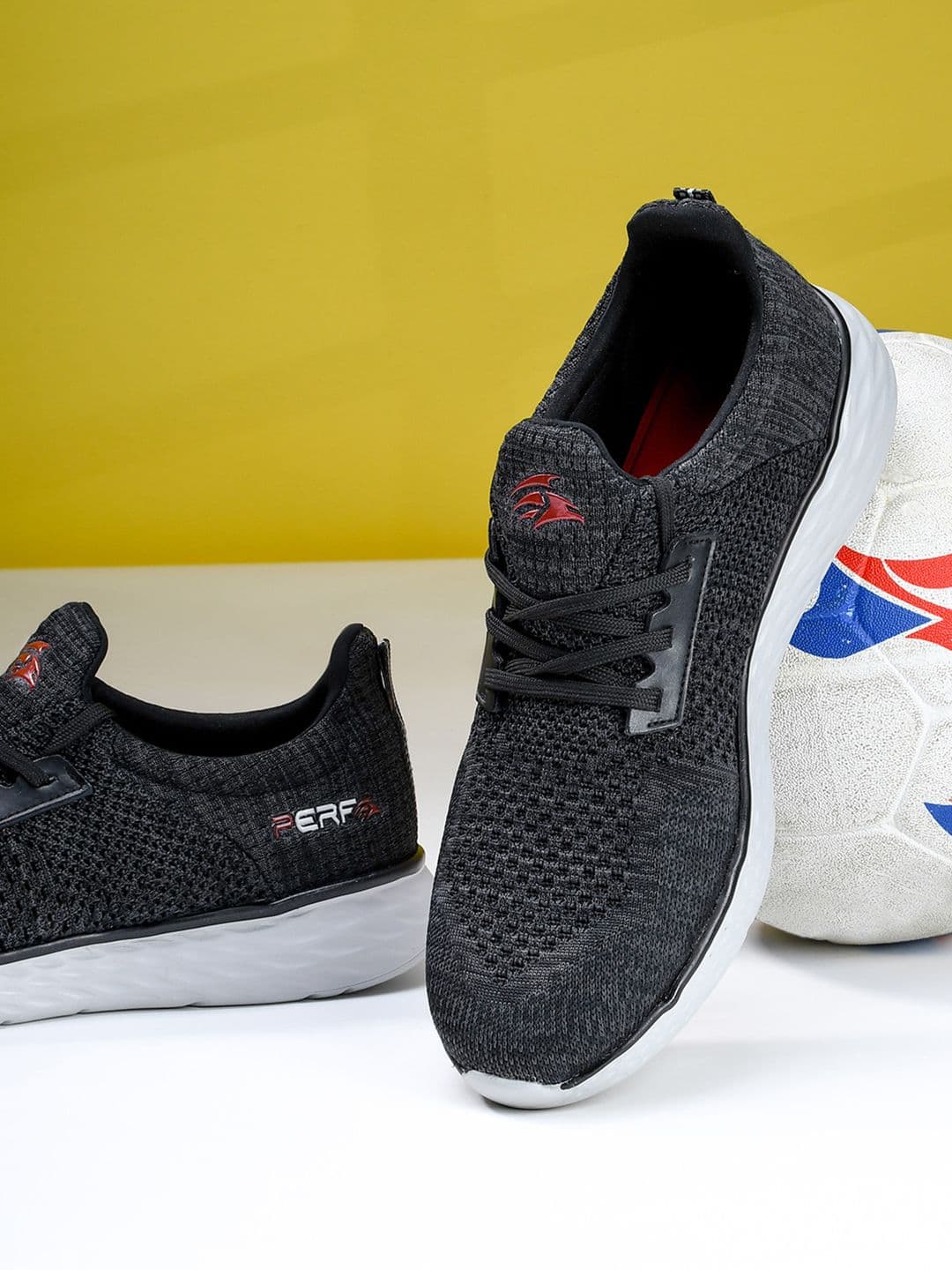PERF Men Mesh Lace-Ups Running Marking Sports Shoes - view 1