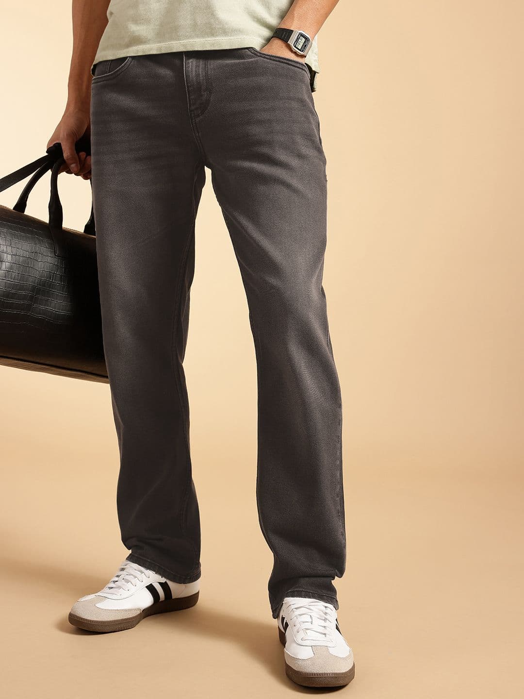 French Connection Men Regular Fit Light Fade Stretchable Jeans