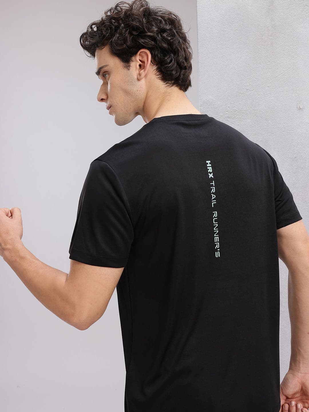 HRX by Hrithik Roshan Typography Print Rapid-Dry Running T-shirt