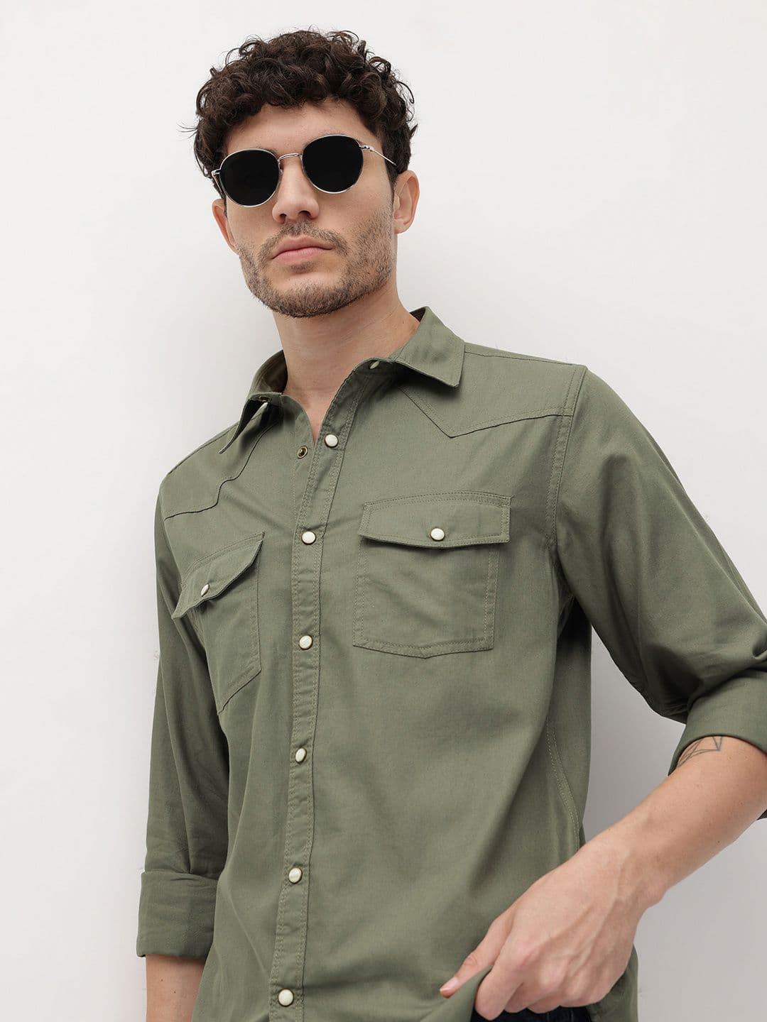 The Roadster Life Co. Pure Cotton Casual Shirt - view 1